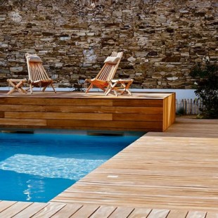 Terrasse Cumaru KD 0.95 m à 1.55 mètres en 21*145 profil 2 faces lisses