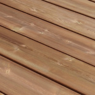 Terrasse Pin brun US 27*145 2 faces lisses traité CL4