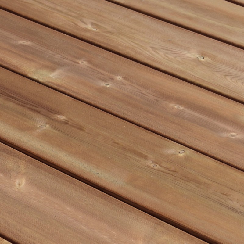 Terrasse Pin brun US 27*145 2 faces lisses traité CL4