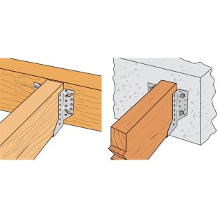 Sabot de charpente SAE 2*60*120