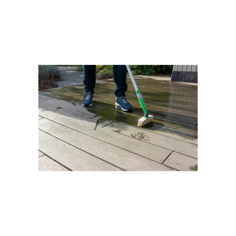 Kit brosse terrasse bac + brosse