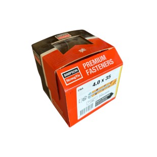 Pointes annelées 4*35 sabot boîte de 250 unités
