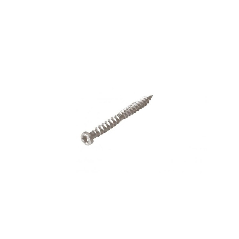 Vis inox teinté composite 5*50 sachet de 50u