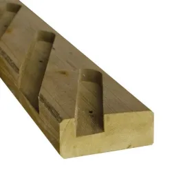 Demi poteau clôture persienne (paire) Pin CL4 vert 45*90 2.40 m