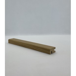 Satiné verni ou Topaze Chêne plaqué nez de marche Panaget 25*14*2150 mm