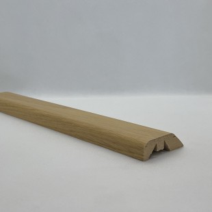 Satiné,Topaze,Opale,Huile nat,Miel seuil 3en1 placage Chêne Panaget 16*54*2150mm