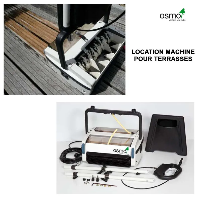 Machine nettoyeuse pour terrasse