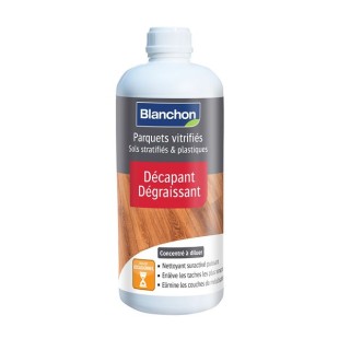 Décapant dégraissant pour parquet vitrifié, sol stratifié et plaqtique