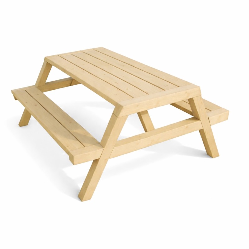 Table Pin traité CL3 vert