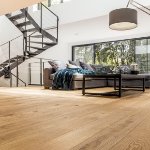 Huile Naturelle Parquet contrecollé Chêne clic 4ch HDF