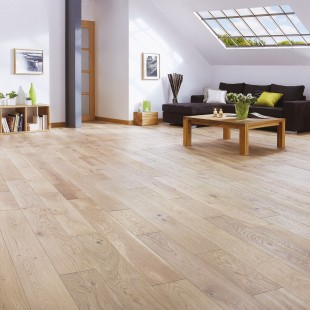 Linen verni Parquet contrecollé Chêne R+L 4ch CP