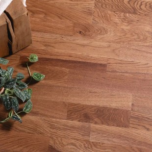 Cuir huilé Parquet contrecollé double frise Chêne clic 14/3.4*139*150 mm Intenso