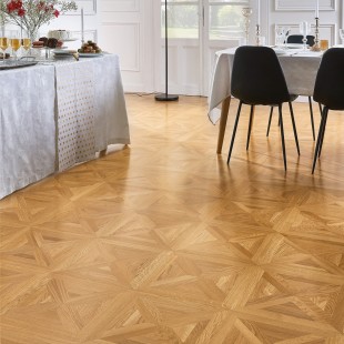 Dalle Chêne Carmen N°5 verni satiné Parquet contrecollé 14/3.2*392*392mm Classic