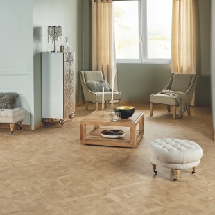 Dalle Chêne Carmen N°2 verni satiné Parquet contrecollé 14/3.2*392*392mm Classic