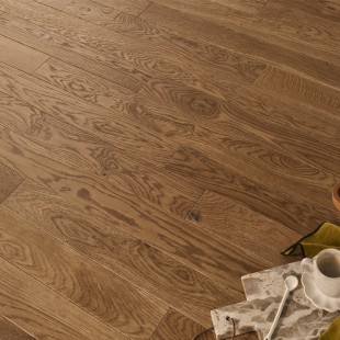 Cuir huilé Chêne Parquet massif à coller 4ch