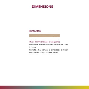 Essence verni Parquet contrecollé R+L 2ch HDF