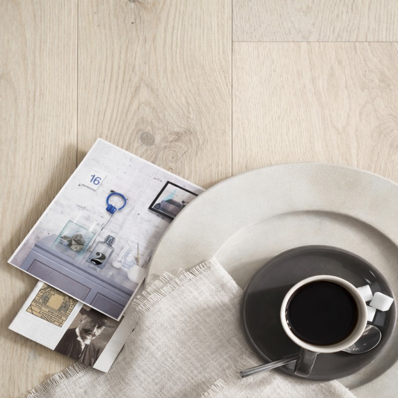 Snow huilé Parquet contrecollé R+L 2ch HDF
