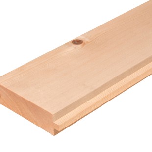 Plancher Sapin jointif 2 faces 27mm*90mm*4.45 mètres