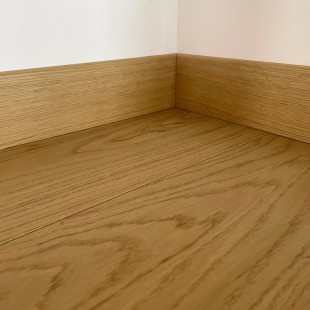 Topaze, Miel, Huile Naturelle Plinthe carrée Panaget 14*80*2200 mm