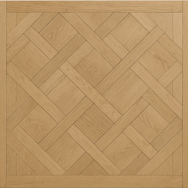 Parquet massif Versailles Chêne héritage brut bords droits 20*980*980 mm