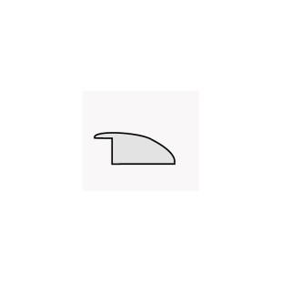 Barre de seuil chêne massif brute poncé 19mm*45mm*1 mètre