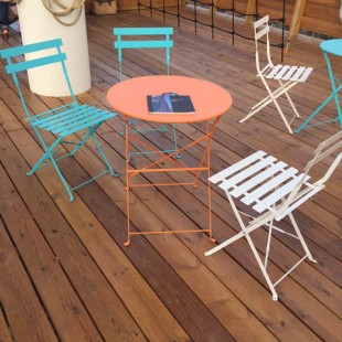 Terrasse Pin brun 27*145 face bombée lisse traité CL4