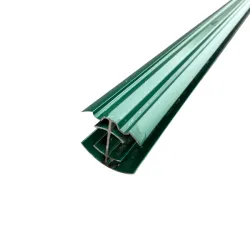 Poteau aluminium thermolaqué vert 60*05 2.33m