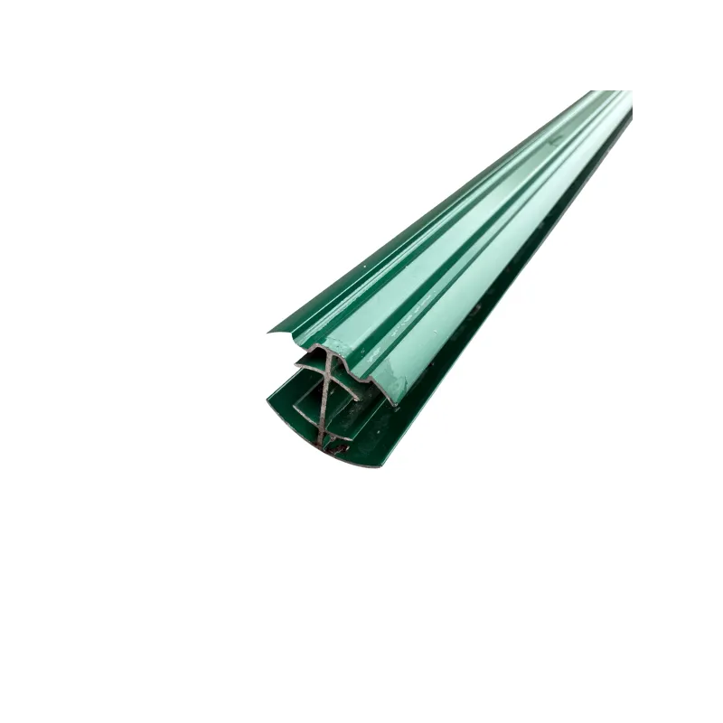 Poteau aluminium thermolaqué vert 60*05 2.33m