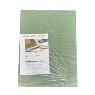 Sous couche parquet dalle Fibromant épaisseur 4mm*790*590mm - Colis de 8.40m²