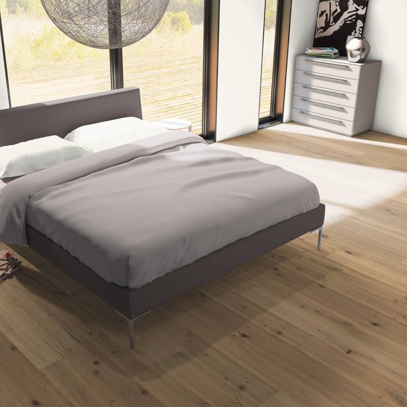 Parquet contrecollé Pure Huilé bois brut vieilli bosselé 15/4*190*680-1900 mm