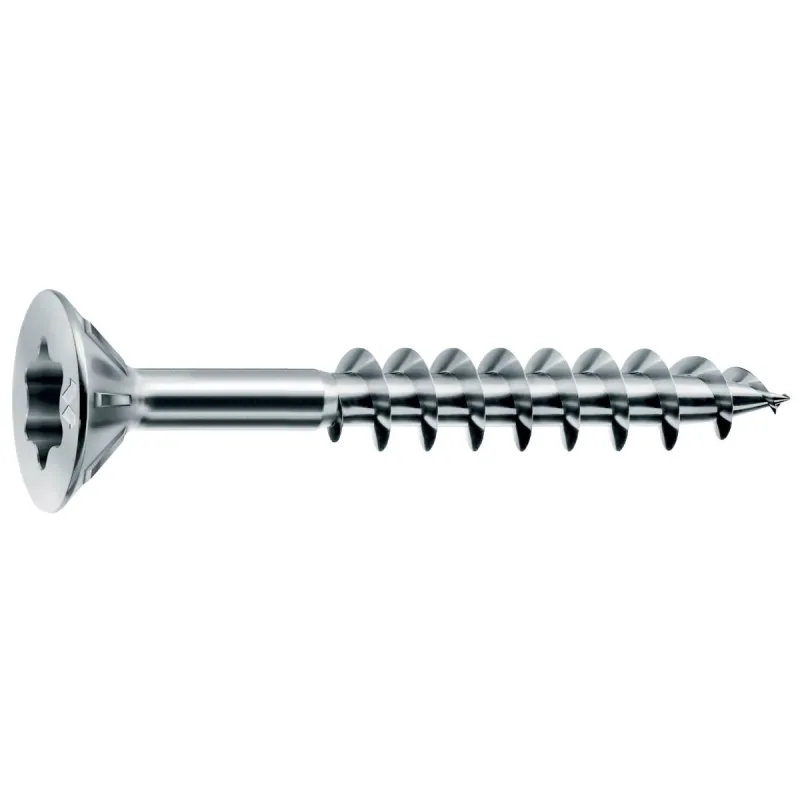 Vis tête fraise torx acier 6*100 boîte de 100 unités