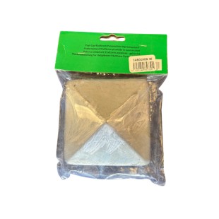 Chapeau poteau galvanisé tête de diamant