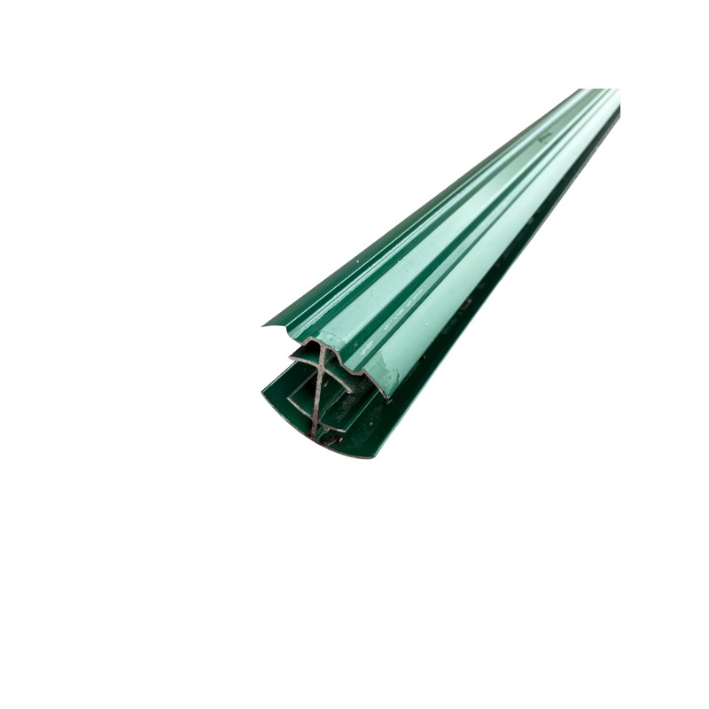 Poteau aluminium thermolaqué vert 60*05 2.33m