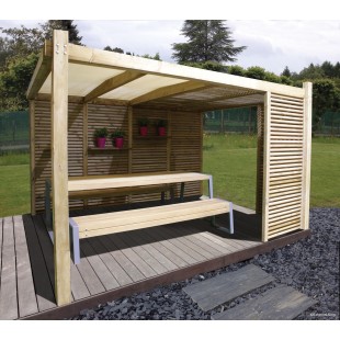 Bâche perforée pour pergola Luna