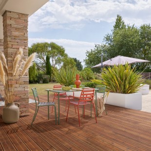 Terrasse Pin brun 27*145 1 face rainurée traité CL4