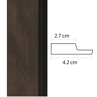 Baguette de finition gauche Panelio Hugo Noyer 21*62*2700 mm