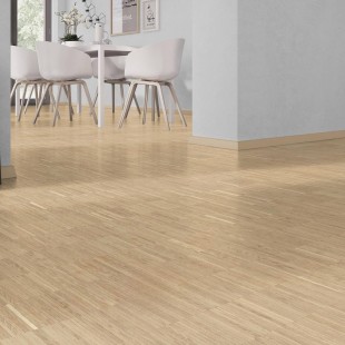 Parquet massif sur chant Chêne héritage brut bords droits 8*24*120 mm