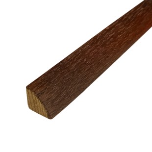 Quart de rond Merbau massif brut 15*15*1100 mm