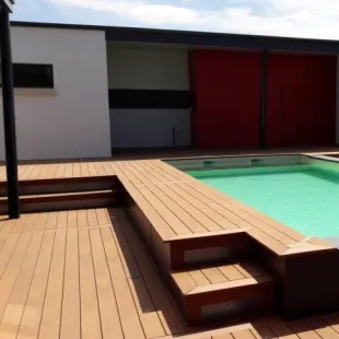 Terrasse composite Atmosphère lame de 4.00 m de long