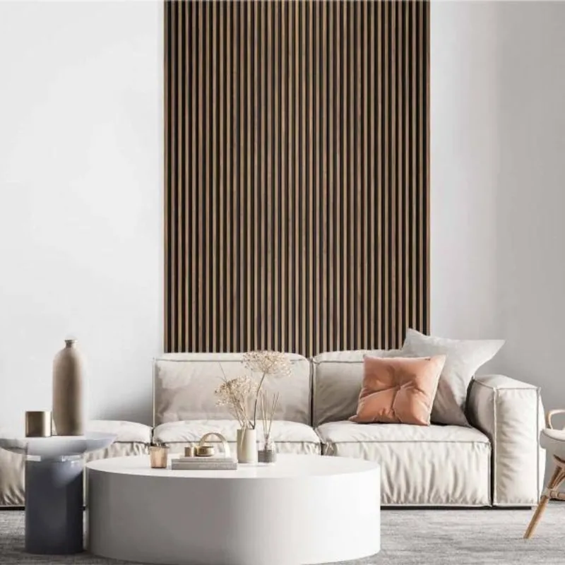 Panneau mural effet tasseau Panelio Duval Chêne clair 12*122*2700 mm