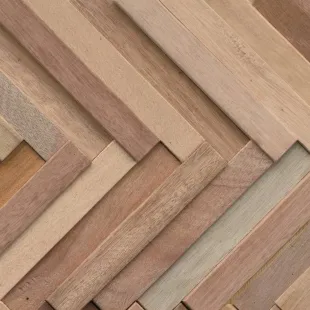 Parement mural bois massif effet 3D Spina 10-18*300*465 mm