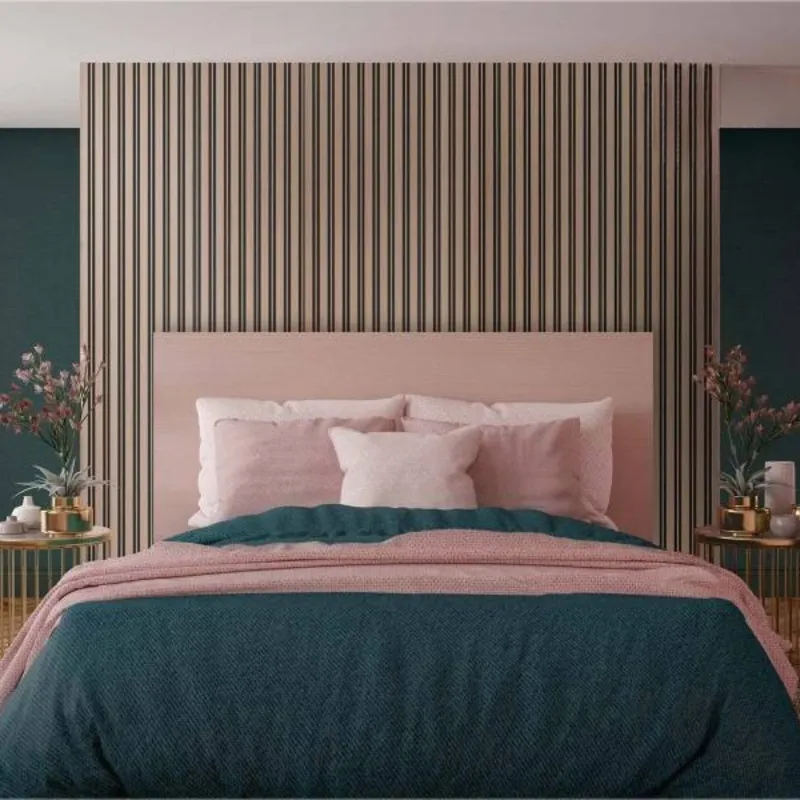 Panneau mural effet tasseau Panelio Balzac Chêne Somona 12*122*2700 mm