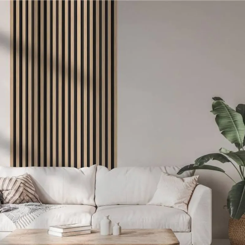 Panneau mural effet tasseau Panelio Hugo Chêne clair 21*119*2700 mm