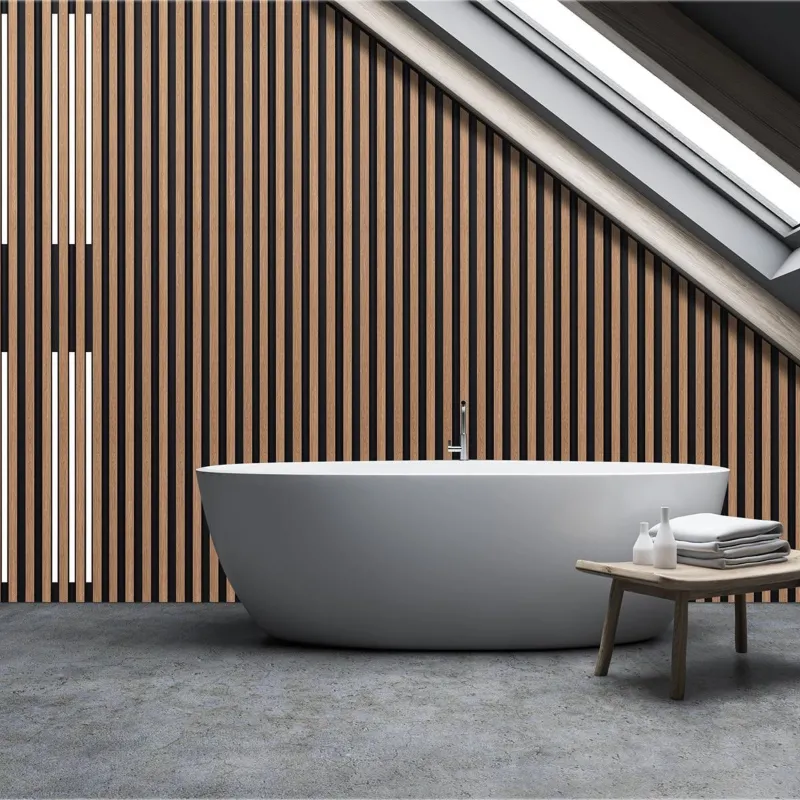 Panneau mural effet tasseau Panelio Hugo Chêne clair 21*119*2700 mm