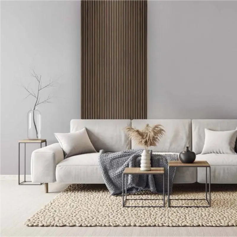 Panneau mural effet tasseau Panelio Duval Teck 12*122*2700 mm