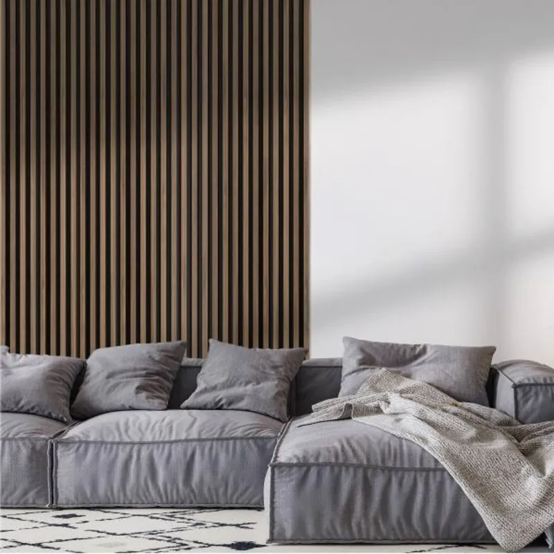 Panneau mural effet tasseau Panelio Hugo Teck 21*119*2700 mm