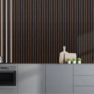 Panneau mural effet tasseau Panelio Hugo Noyer 21*119*2700 mm