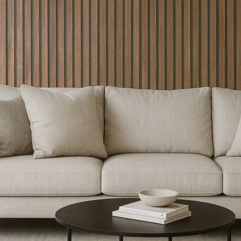 Panneau acoustique flexible Noyer US vernis mat 6.5*500*2500 mm Tassoflex