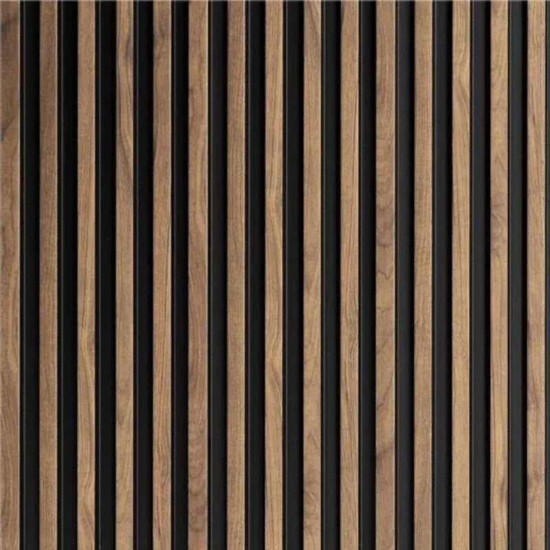 Panneau mural effet tasseau Panelio Duval Teck 12*122*2700 mm