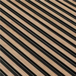 Panneau mural effet tasseau Panelio Duval Chêne clair 12*122*2700 mm